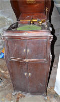 Faded mahogany finish example