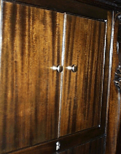Brown mahogany finish example