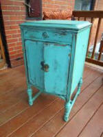 Painted-over finish example